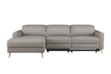 Elodie Leather Recliner Sectional Sofa