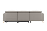 Elodie Leather Recliner Sectional Sofa