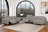 Elodie Leather Recliner Sectional Sofa