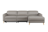 Elodie Leather Recliner Sectional Sofa