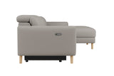 Elodie Leather Recliner Sectional Sofa