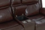 Charlie Leather Recliner Sofa with Console
