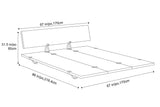 Jade Wood Bed Frame