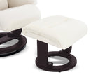 Massimo Leather Recliner with Ottoman