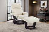 Massimo Leather Recliner with Ottoman
