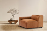 Nathan Leather Left Arm Sofa Module