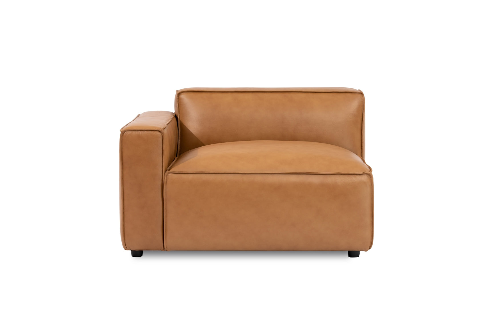 Nathan Leather Left Arm Sofa Module
