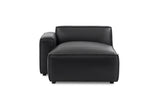 Nathan Leather Left Chaise Sofa Module