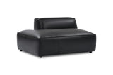 Nathan Leather Left Open-End Sofa Module