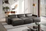 Nathan Leather Modular Bed Sectional Sofa