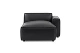 Nathan Leather Right Chaise Sofa Module