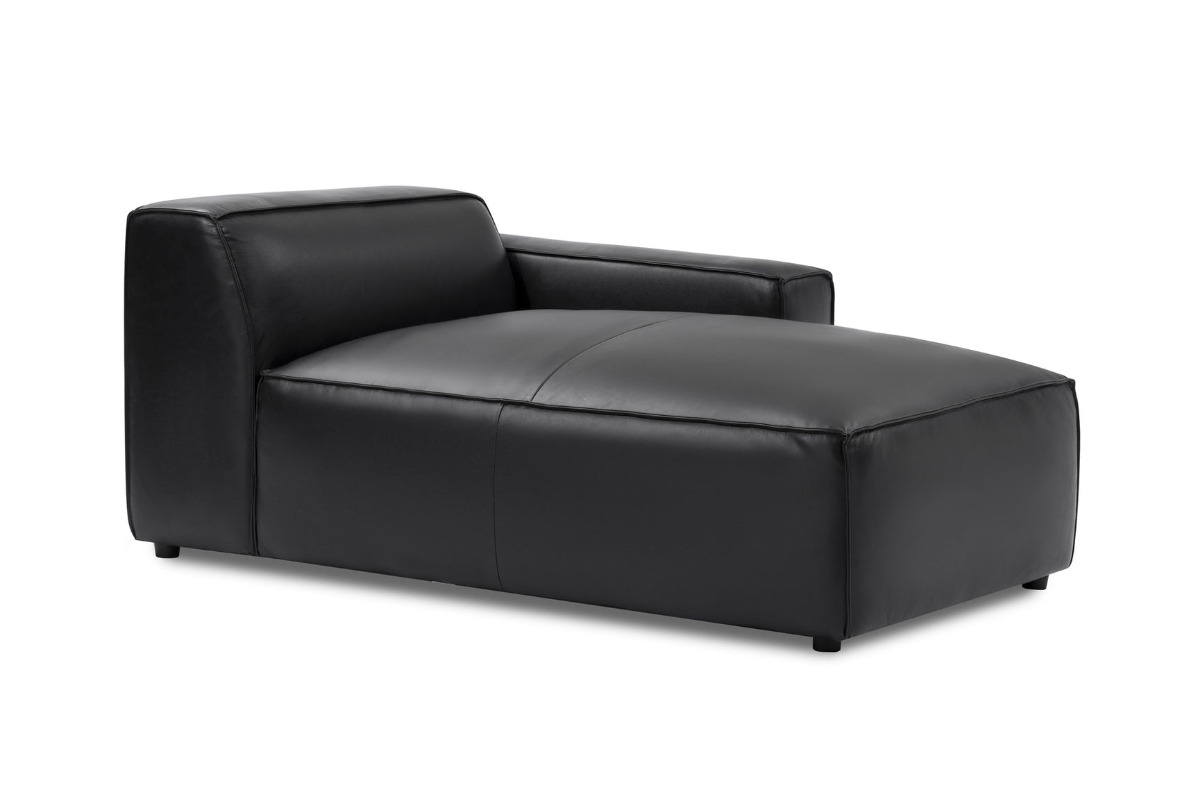 Nathan Leather Right Chaise Sofa Module