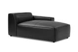 Nathan Leather Right Chaise Sofa Module