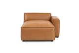 Nathan Leather Right Chaise Sofa Module