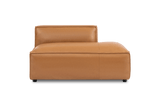 Nathan Leather Right Open-End Sofa Module