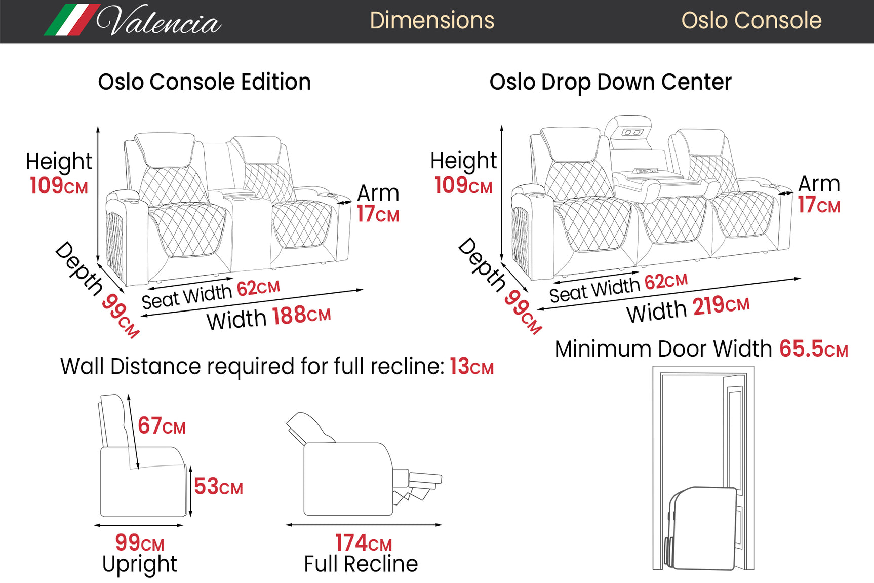 Oslo Luxury Edition Cinema Seating – Premium Recliner Seating & Cinema Sofa
