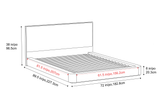 Gianna Wood Bed Frame