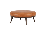 Zoe Leather Ottoman