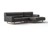 Varna Leather Sectional Sofa