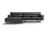 Varna Leather Sectional Sofa