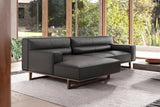 Varna Leather Sectional Sofa